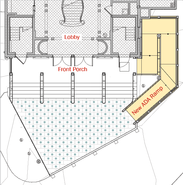 Plans for the new ADA ramp